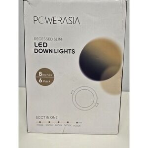 PowerAsia 8" Recessed Slim Down Lights